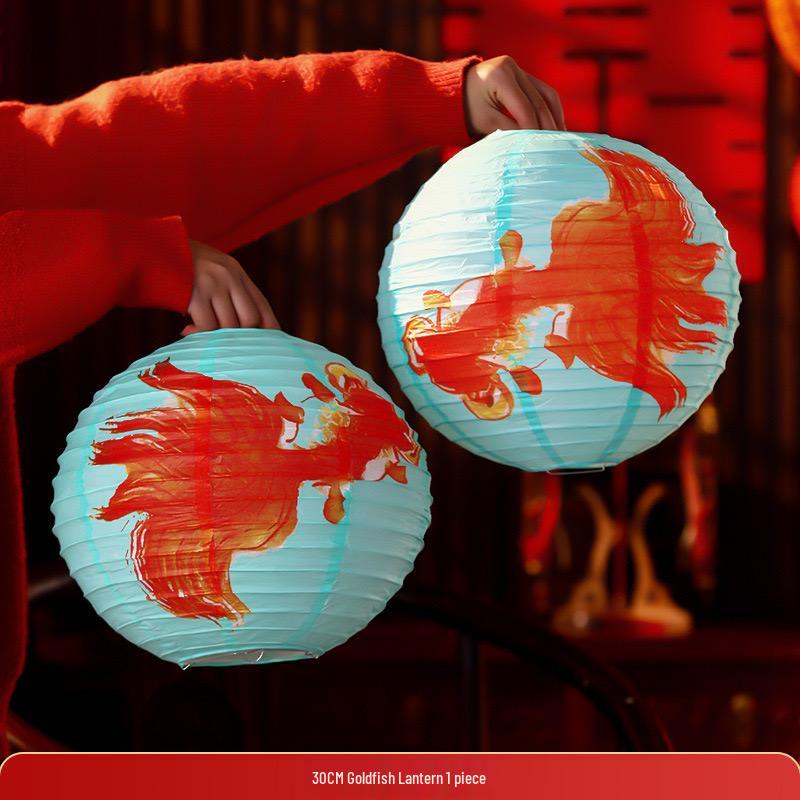 Double Happiness Chinese Wedding Room Decoration Set with Lanterns & Honeycomb Ornaments for Bedroom Photo Props