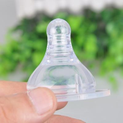 Wide Mouth Baby Nipple Round Hole Silicone Infant Pacifier Nipples Simulation Teat Baby Supplies
