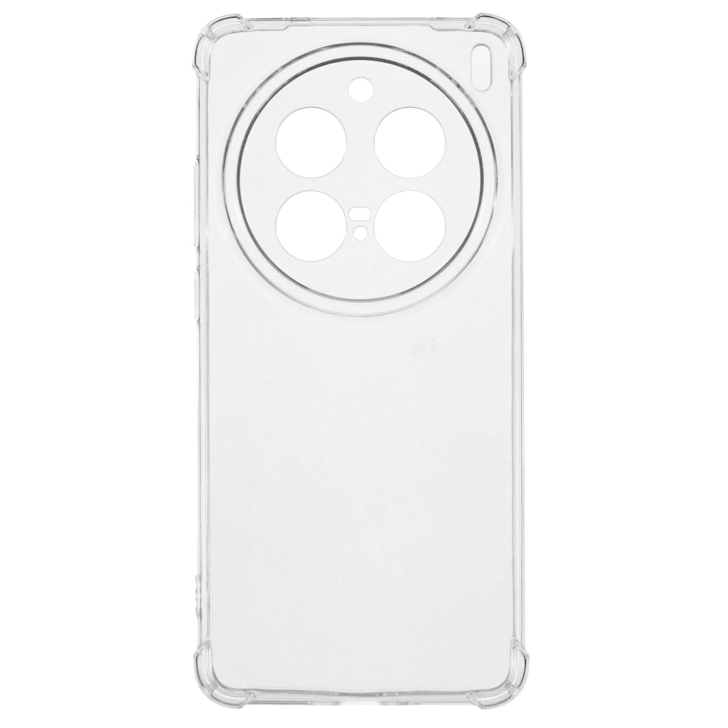 

For vivo X200 Pro 5G Phone Case Reinforced Four Corner Anti-Drop Clear TPU Cover A