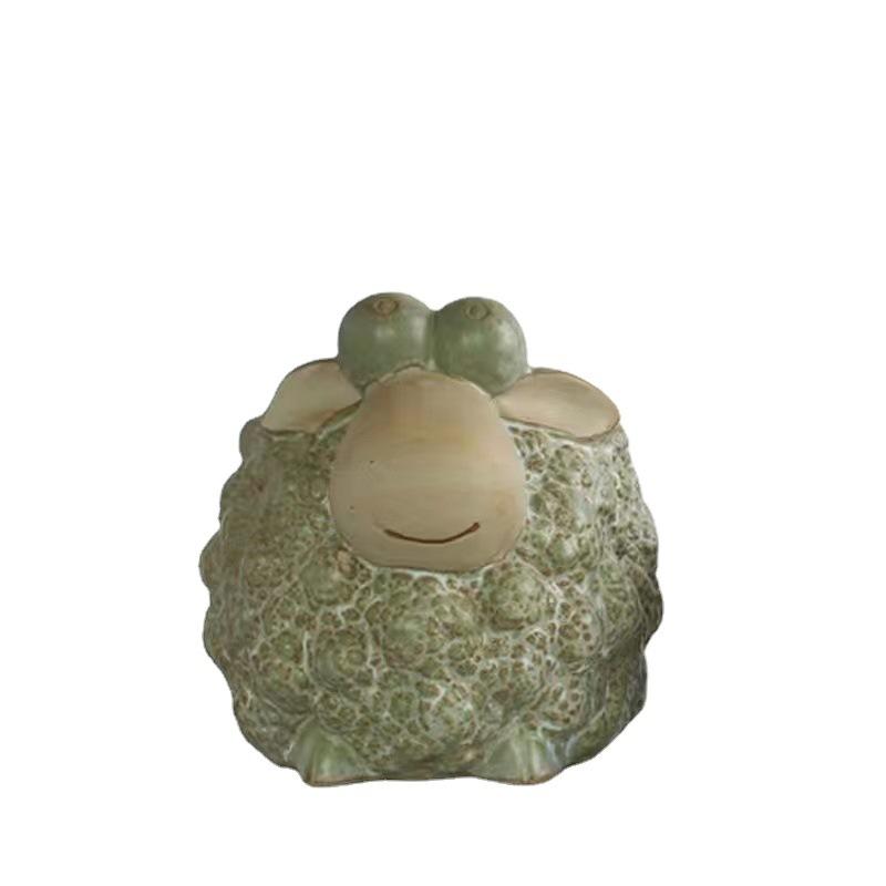 European Garden Animal Cute Ceramic Succulent Pot, Forest Series Home Store Decor