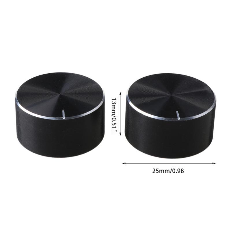 2Pcs 25x13mm Rotary Potentiometer Knob Encoder Volume Control For Speaker Amplifier HiFi
