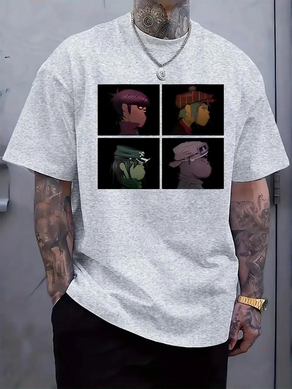 

Gorillaz Graphic T-shirt - 95% Polyester 5% Elastane Blend S
