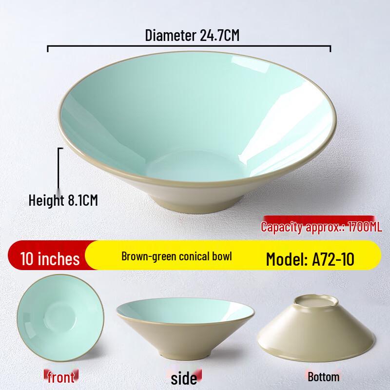 Nordic Style Melamine Noodle Bowl