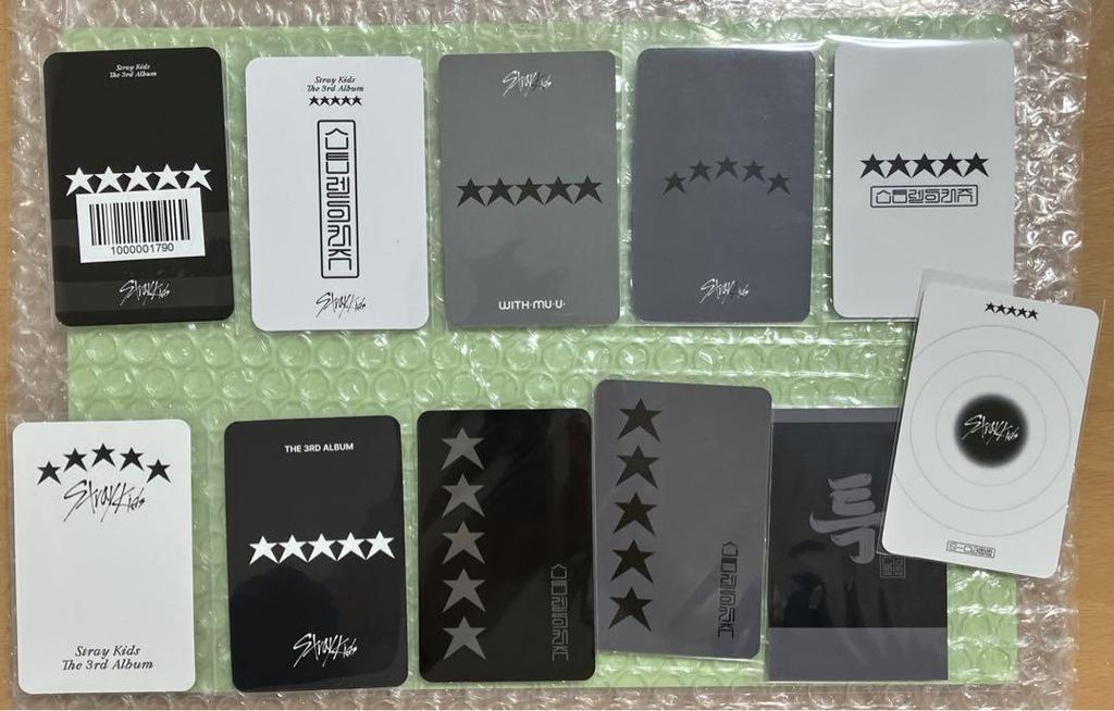 [USED] Sale Stray Kids Reno 5star Bonus Trading Card