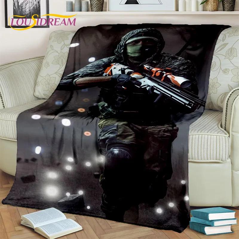 Counter Strike Game,CS GO,Gamer 3D Blanket,Soft Throw Blanket for Home Bedroom Bed Sofa Picnic Travel Office Cover Blanket Kids