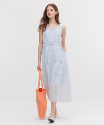 Marie Claire Lace String Sleeveless Long Dress (Magbop05Msb)