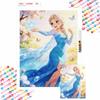 Diamond Painting Art Kit Elsa Princess Snowflake Floral Butterfly Handmade DIY Home Decor Gifts