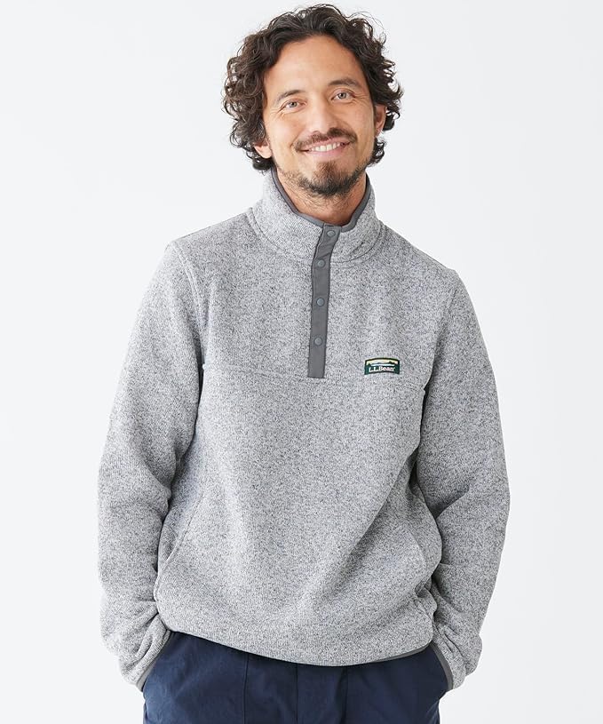Sweater Fleece Pullover US Fit Regular S Size Bright Navy Blue 0QUC321002 L.L.Bean Men's L.L.Bean
