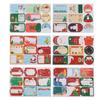 Adhesive Biscuit Package Sealing Xmas Ornament Package Label Gift Paper Sticker Merry Christmas