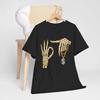 Six Seven T-shirt Cotton  Meme Skeleton Hand T-Shirt_ Funny Bling Rings, Hip Hop Streetwear Short Sleeve