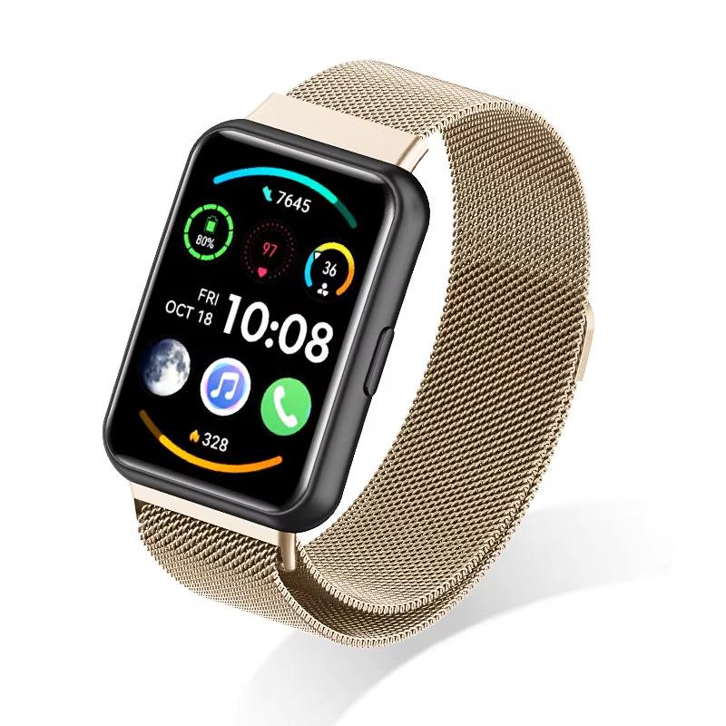 Huawei FIT 1/2 Milanese Magnetic Strap for Watch Strap Replacement