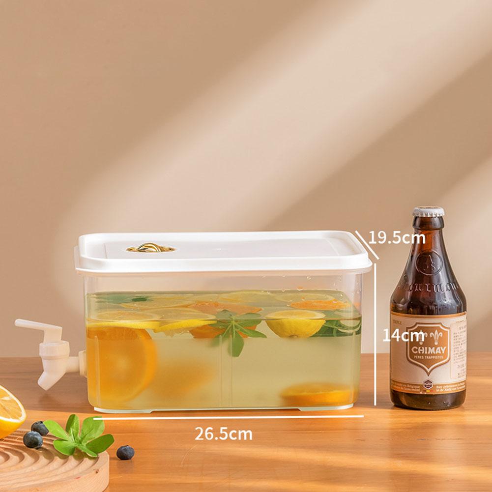 3/5L Lemonade Tea Water Kettle with Spigot Summer Water Dispenser Large Capacity Drinking Water Jug for Outdoor Picnic Party