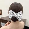 Polka Dot Magic Twist Hair Bun Maker Headband Bow