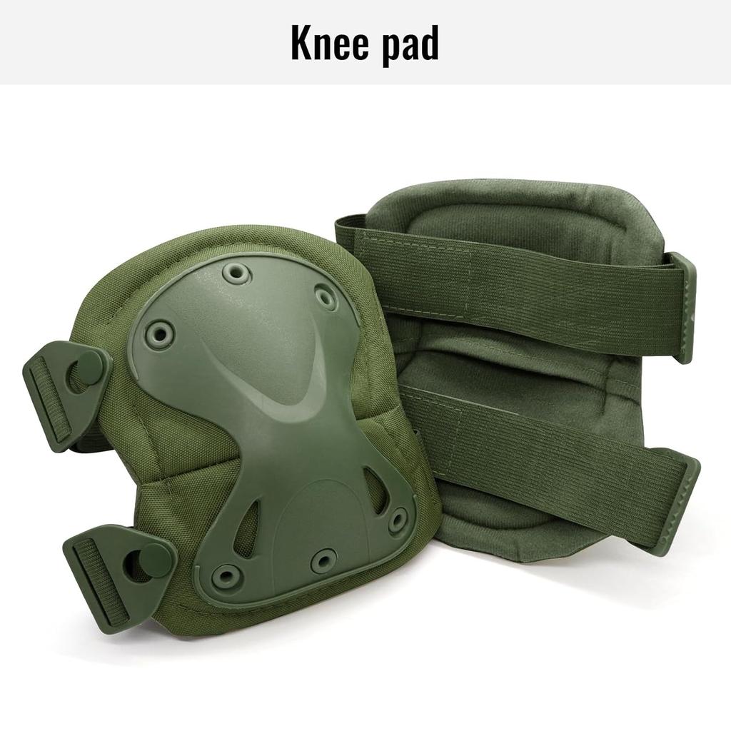 Knee Elbow Protective Pads Set For Outdoor Sports Paintball Cycling Skateboarding Safety Gear Knee Guard Pads