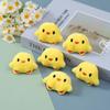 1pc ins wind soft cute little yellow chicken plush pendant cute little duck doll head school bag accessories handmade