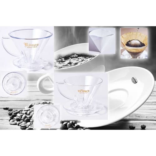 

Meimon Coffee Dripper KONO Style (Kono Style) Made in Japan Meimon Filter (Resin Coffee Dripper) for 2 People, N-Type (Professional) / K-Type (Gene