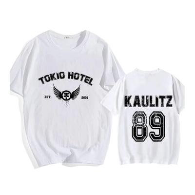 Camiseta Quente da Banda Tokio Hotel Street Hip Hop Rapper Gola O Gótica Camiseta Verão Alta Qualidade Camiseta Sudaderas Retro Camisetas Macias