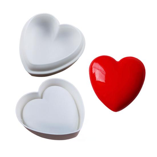 Heart Shaped Silicone Mold 3D Diamond Love Heart Shaped Mold for Jelly Chocolate Cake Handmade Soap Pudding Mold Candy Making