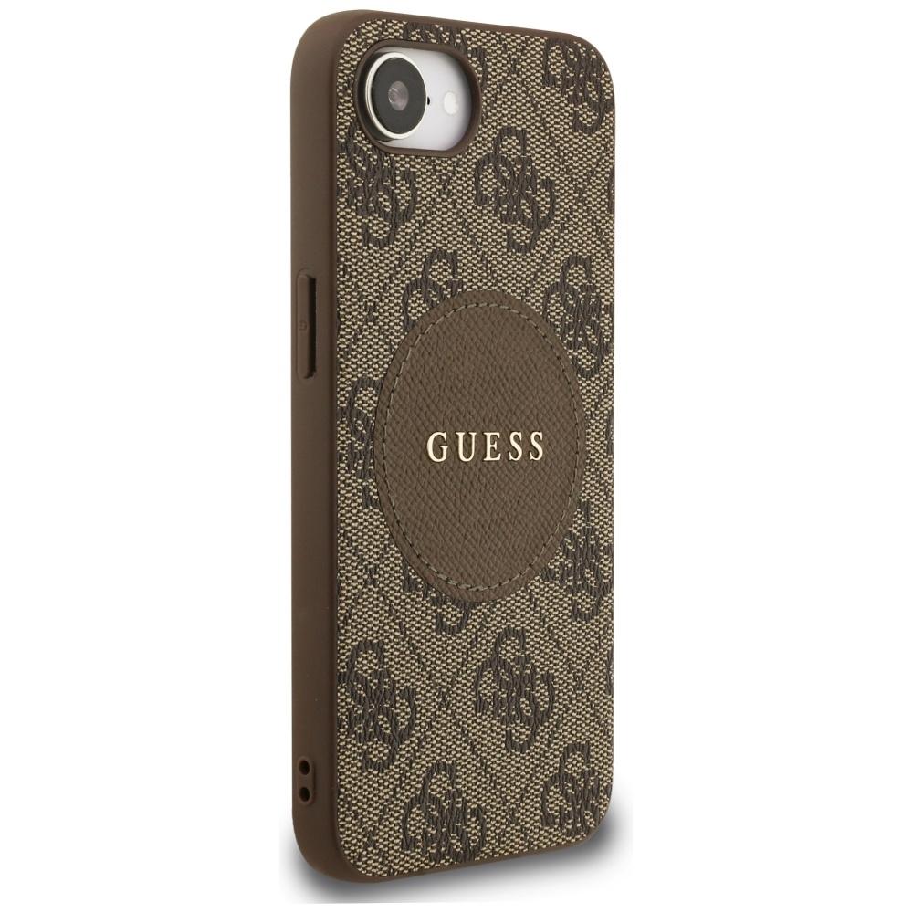 Etui Guess 4G Circle Classic Logo        Magsafe Do Iphone 16E Brązowy