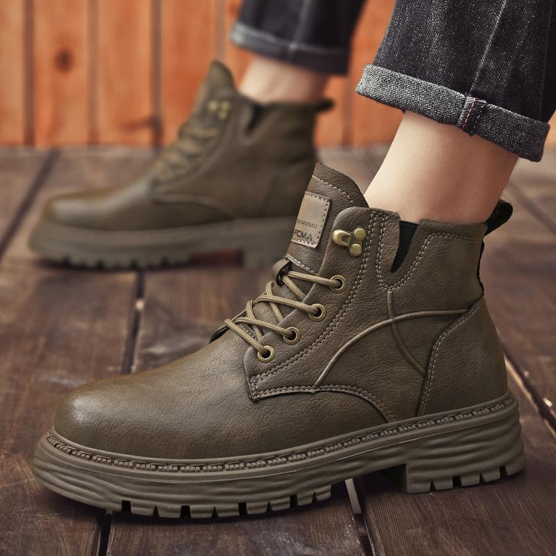 

Модная кожаная обувь Повседневная деловая обувь для мужчин Платье Tenis De Hombre Мокасины Мокасины Tenis Caballero Дизайнерская 44 хаки