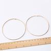 Big Size 90mm 100mm Hoop Earrings for Women Classic Round Gold Color Circle Women Jewelry Accessory
