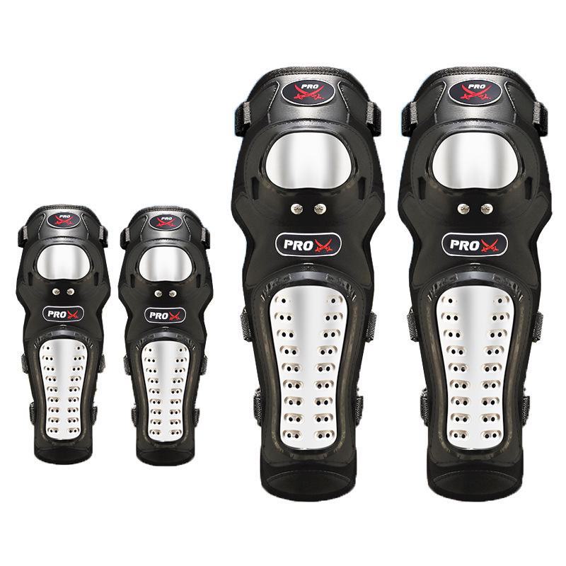 

Комплект брони для мотоцикла: Наколенники и налокотники из нержавеющей стали, 4 шт., всесезонные, защита от падений one pair PROX elbow pads