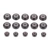 5Pcs Pom Wheel With 625Zz Linear Bearing 3D Printer Pom Wheel Plastic Pulley V-Type Wheels For Laser Engraver Parts