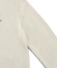 COLUMBIA UNIVERSITY 1754 Crown Overfit Half Zip-Up Sweater Cream