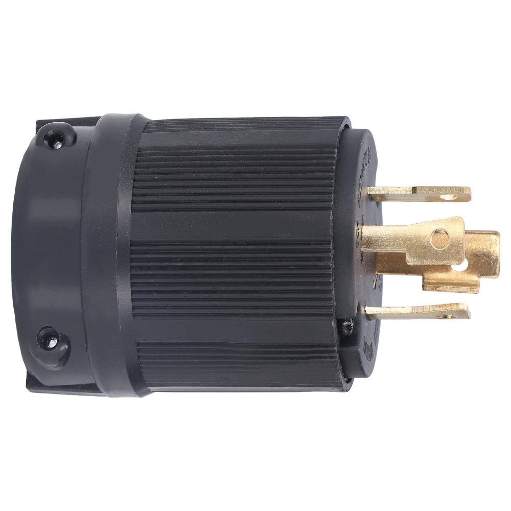 30A 277-480V Adapterstecker 4-Loch Industriestecker Verriegelungsadapter Verriegelungsstecker Generatorstrom