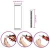Furniture Handles 10 Pcs Bronze Colored 320 Mm Stainless Steel