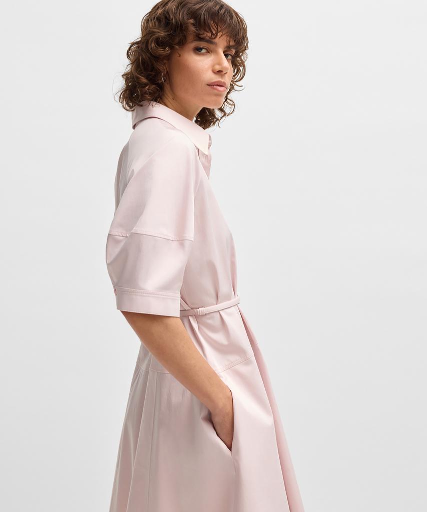 Boss Women'S Half Placket Cotton Shirt Dress 50537388_685