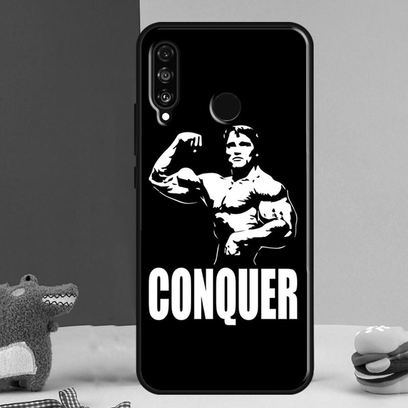 Workout Fitness Gym Quotes For Huawei Nova 12i 12s 11i 5T 9 10 SE Y91 Y90 Y60 Y70 Y72 Y61 P60 Pro P20 P40 P30 Lite Case