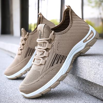 Mode Herren Sportschuhe Sommer Atmungsaktiv Lässige Sneaker Gestricktes Mesh Laufschuhe Trendig für Herren günstige Schuhe Ausverkauf