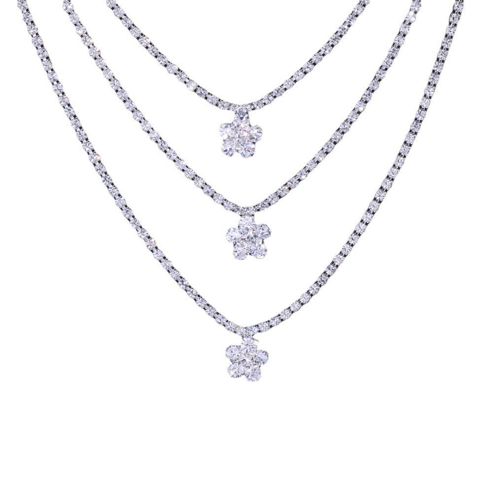 1pcs Rhinestone Shoulder Chain Flower Bra Underwear Strap Sexy Body Chains  Women