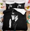 M-Michael Jackson Bedding Set Single Twin Full King Size Musical Genius Bed Linen Adults Teens Bedroom Duvet Cover Set