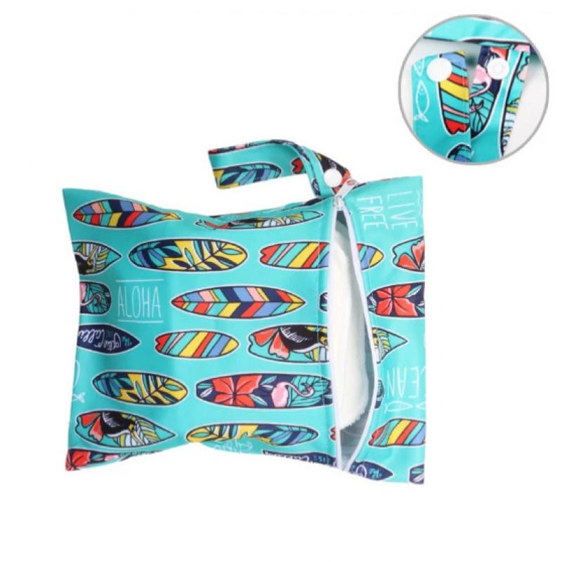 Portable Waterproof Diaper Storage Bag Babies Reusable Washable Single Pocket Travel Organizer Strollers Bags