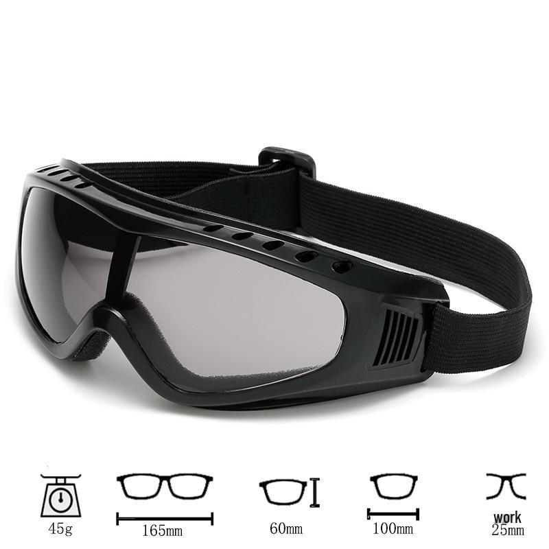 Wielofunkcyjne wiatroodporne gogle do sportów śnieżnych, motocyklizmu i dla zwierząt