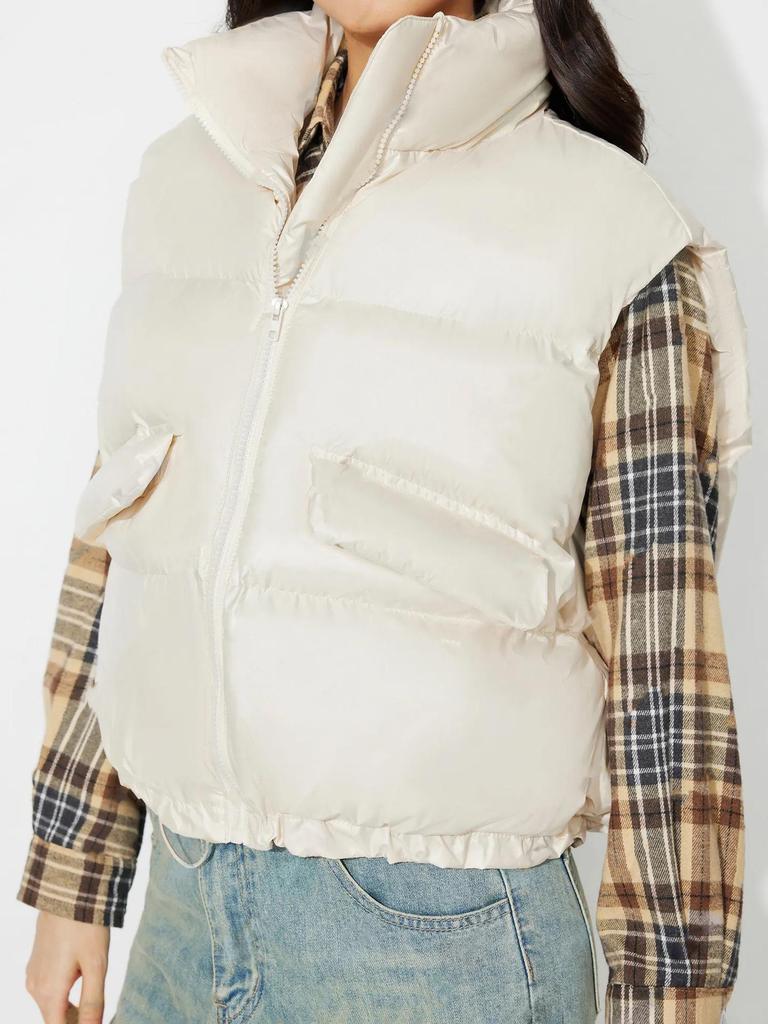 In Stock: Trendy European & American Women’s Autumn/Winter Cotton Vest