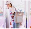2025 Sweet Little Fresh Contrast College Wind Handbag Students' Large-capacity Waterproof Backpack Fashion Casual Versatile Backpack
