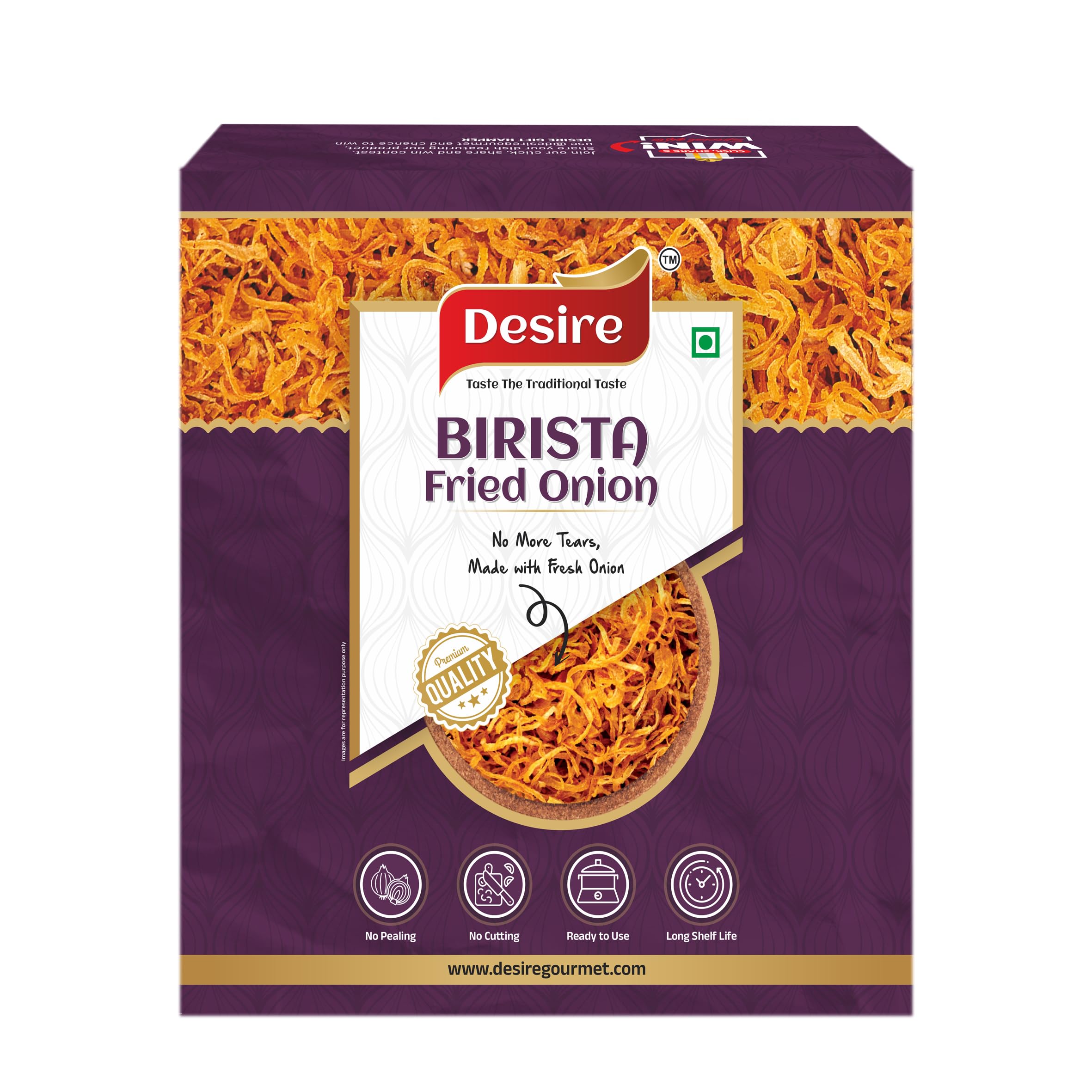 

Desire Biryani Fried Onion 1 Kg