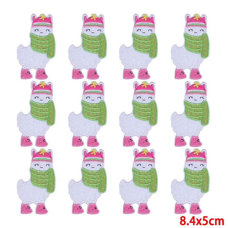 10 Pcs/lot Wholesale Embroidery Patch Iron On Patches For Clothing Patches On Clothes Jackets Decor Applique Sew Supplies