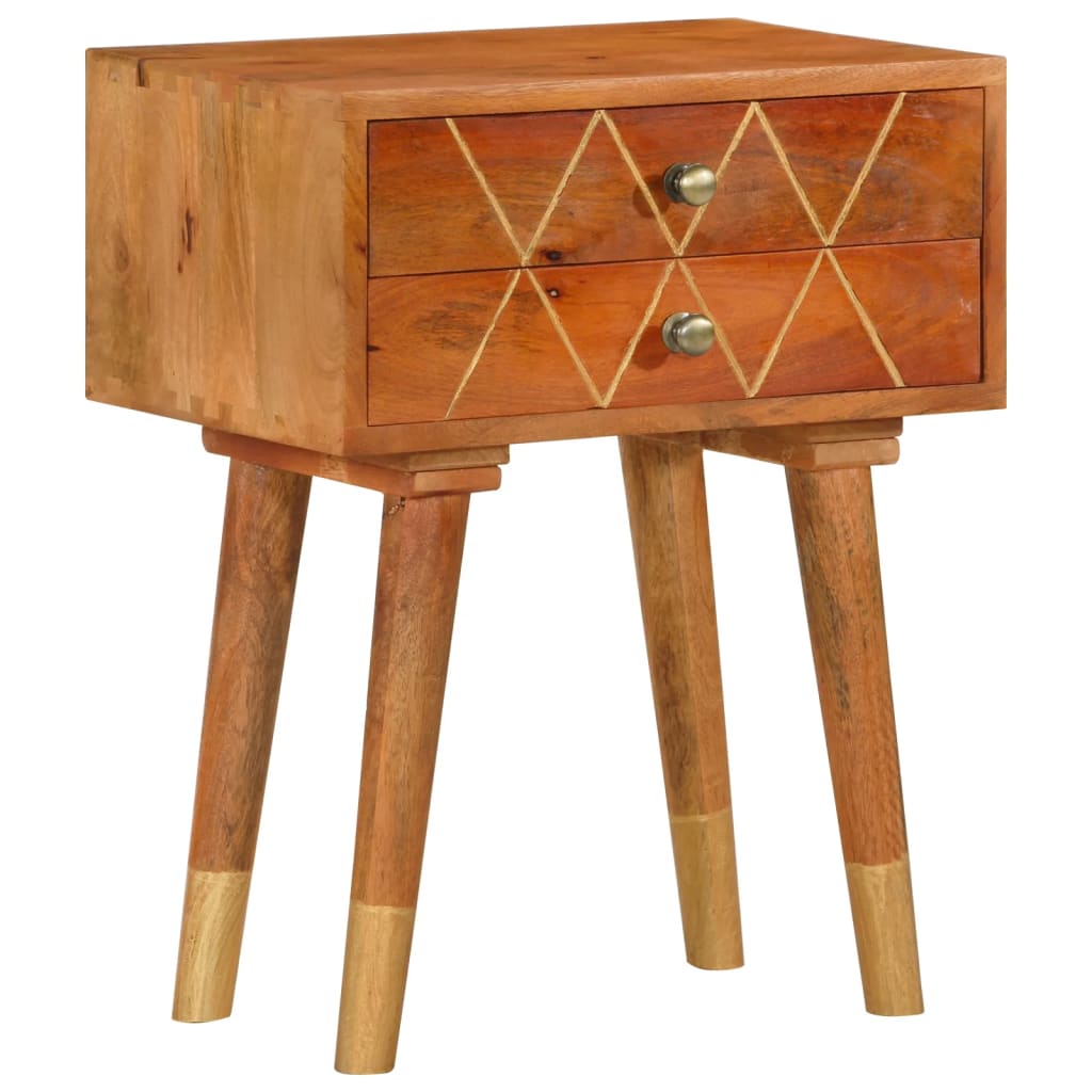 Nightstand 43 * 30 * 58 cm Solid Mango Wood