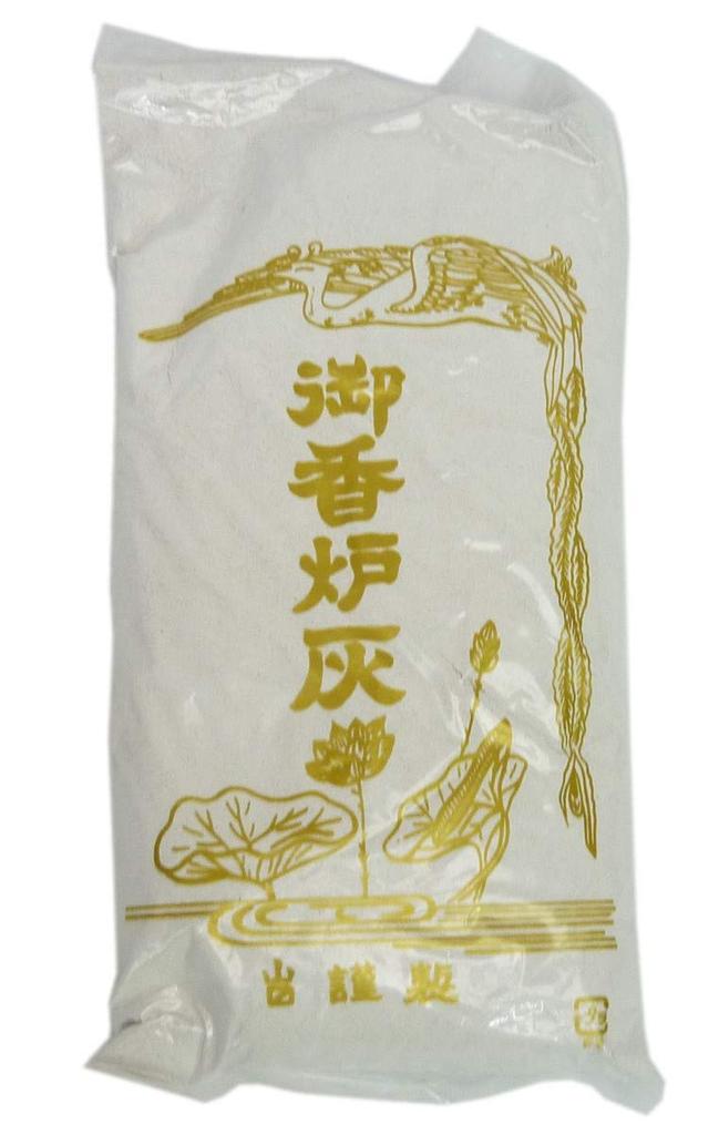 Set aus 5 großen Räuchergefäß-Asche [600g] für Obon, Gedenkgottesdienste, Shinto-Zeremonien, Gräber, buddhistische Altäre und buddhistische Altaraccessoires