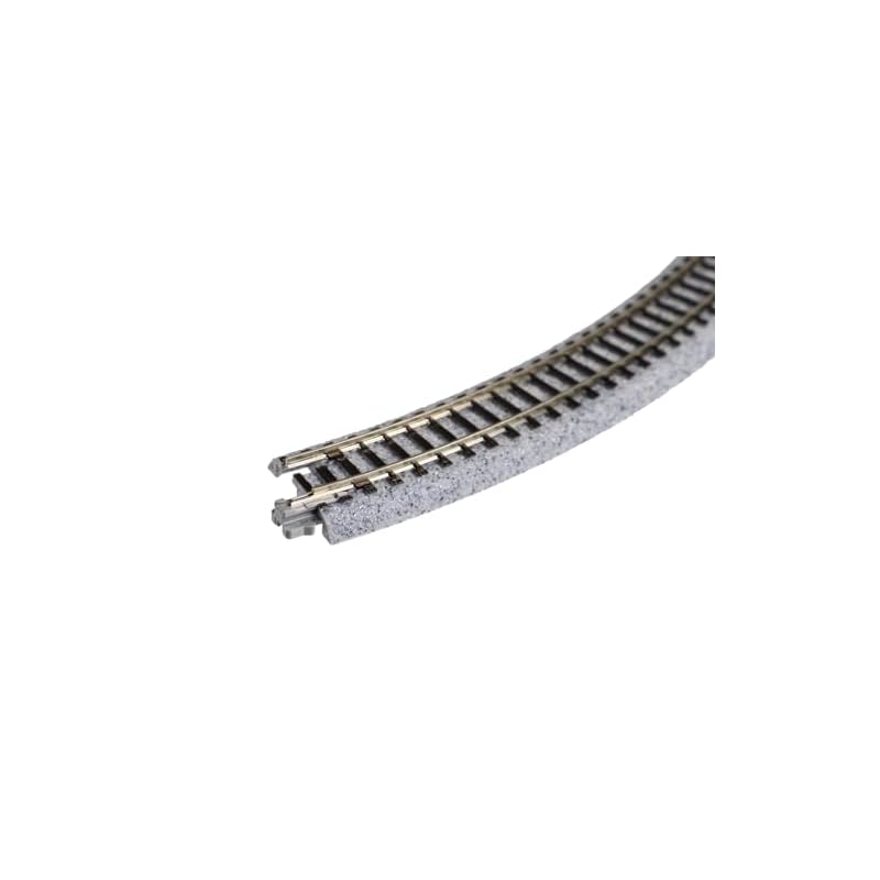 KATO N Gauge Curved Track R249-45°, Set of 4, 20-100, Model Railroad Supplies