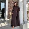 2025 Herbst Leichter Luxus Schlank geschnitten Zweiteiliges Langes Kleid Set