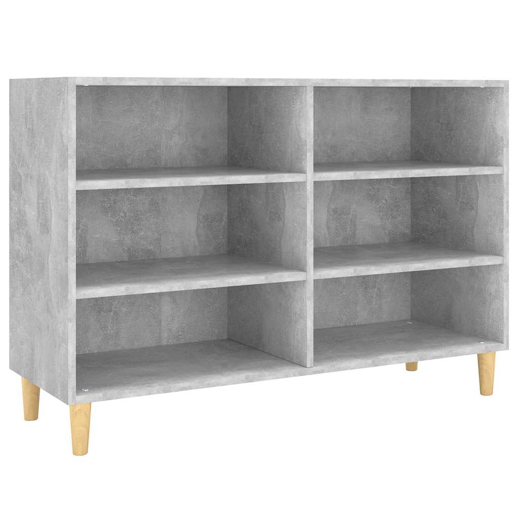 Vidaxl Szafka, Szarość Betonu, 103,5X35X70 Cm, Materiał Drewnopochodny
