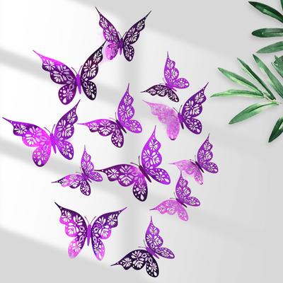 Lasergeschnittene 3D-Schmetterlinge im Boho-Stil für Heim-, Party- und Hochzeitsdekoration, Mobile und Hängeornamente