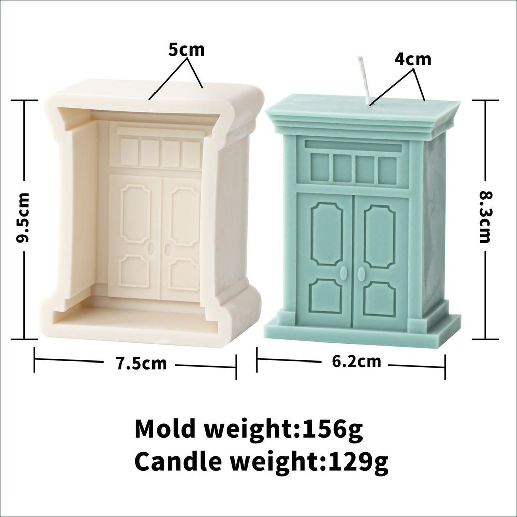 15cm European style castle candle silicone mold house building cake chocolate silicone mold soap mold castle resin gypsum mold