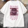 Funny Cat Meme Graphic Tees Cats Dank Memes T Shirt Funny Silly Cats Tshirt Women Casual Short Sleeve Tees Printed Tshirt