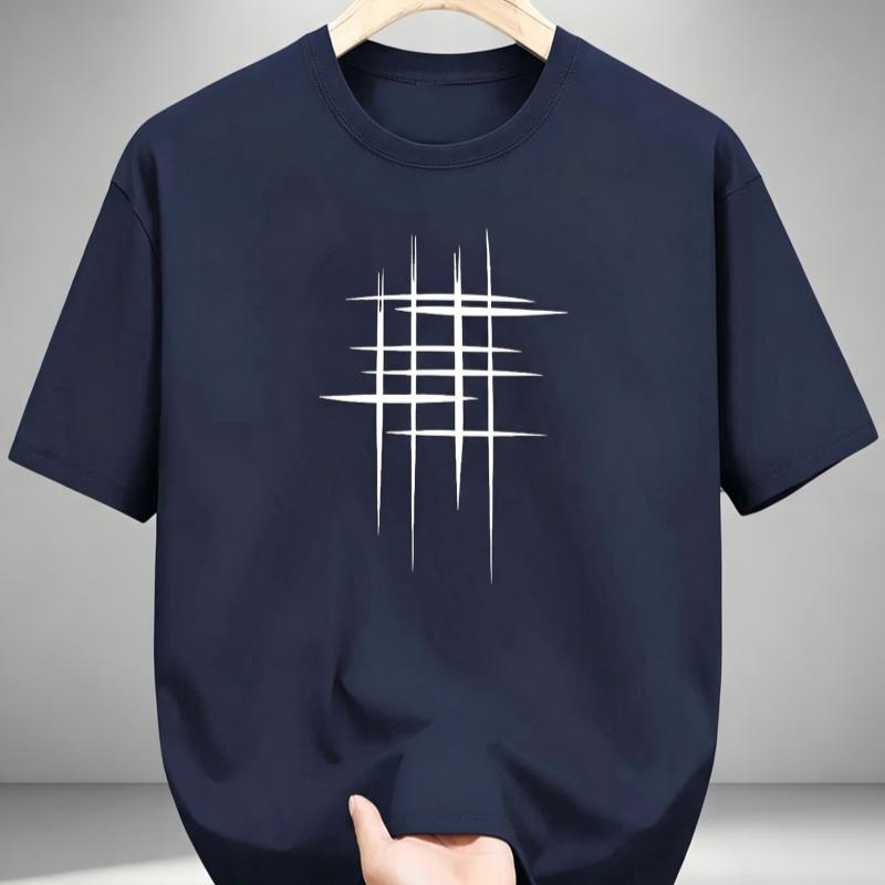 Unisexs Summer Fashionable Casual Loose Plus Size Compass Pattern Printed Sports Round Neck Short Sleeved Tshirt Top Fun Prints